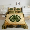 thumbnail image 3 of Feelyou Tropic Palm Leaves Bedding Comforter Set, Vintage Western Plant Twin Comforter Sets, Teens Kids Boys Girls Reversible Bedding Set, Microfiber Bedroom Decor, 2 Pieces, 3 of 9