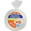 Hefty Soak Proof Foam Snack/Dessert Plates, 7", 60 Count