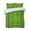 Green, White, Lime, variant on Quilts Twin Size Bedding Set, Soccer Field Lightweight Quilted Comforter, Green Birdseye View Athletic Sporty Soft Reversible Bedspread Coverlet with Pillow Covers for All Season, 68" x 86"