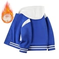 thumbnail image 4 of Kids Jackets Relax Drop Shoulder Warm Bomber Coat Large Color Selection Birthday Banquet Outdoor Walk Kid Top Jacket, 4 of 6