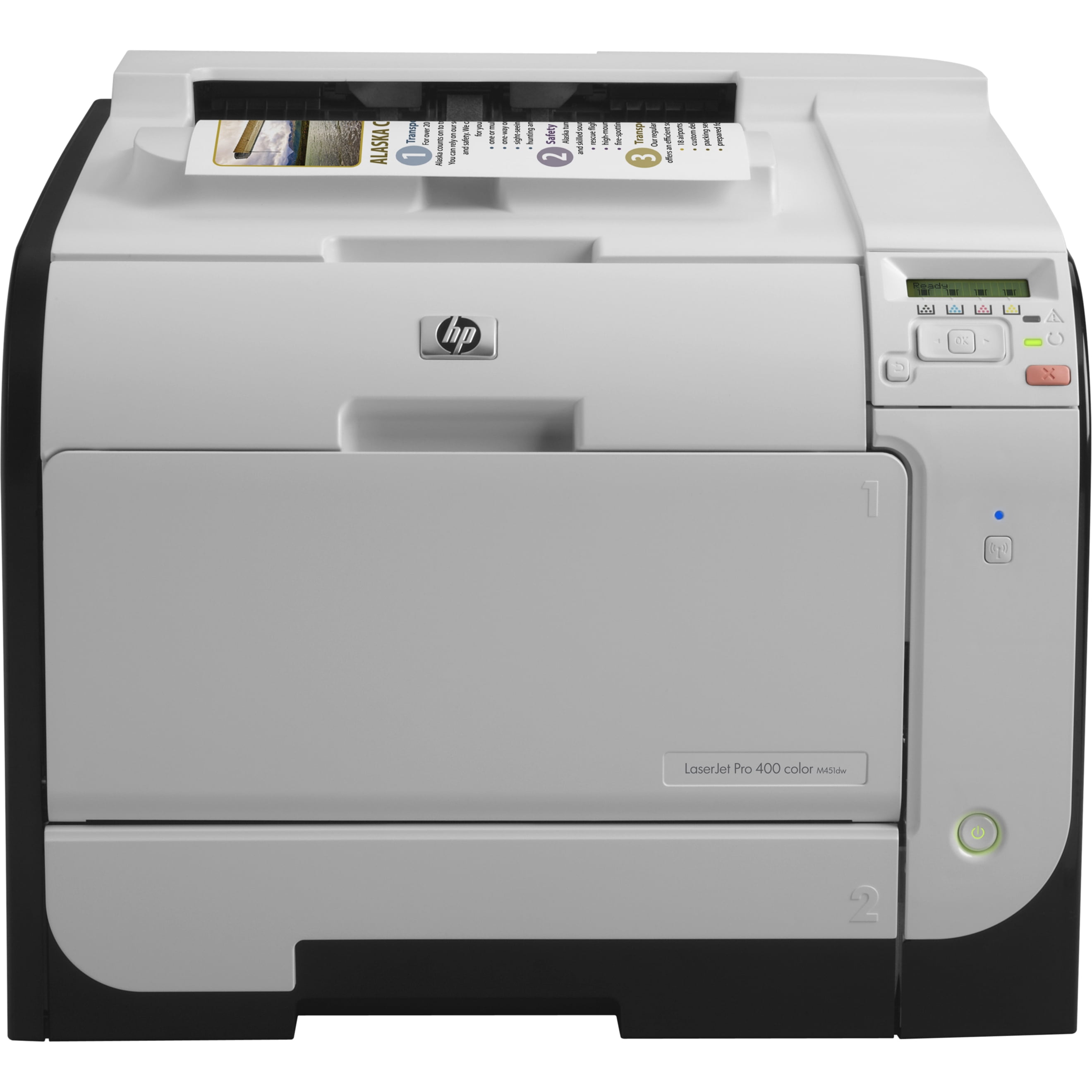 HP LaserJet Pro 400 M451DW Desktop Laser Printer, Color