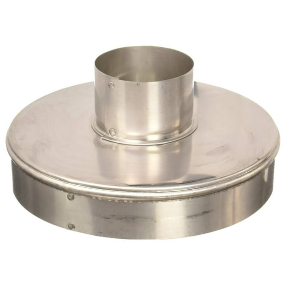 Pellet Pipe Insulated Type L Chimney Adapter Galvanized, 3"x 8"