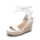 thumbnail image 1 of Sandalias con Cuña DREAM PAIRS Plataforma y Tacón de 10 cm Blanco, 1 of 5