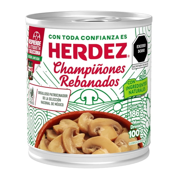 Champiñones Herdez Rebanados 186 g