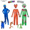 thumbnail image 2 of Disfraz de amigos arcoíris para niños, Cosplay de monstruo azul, juego de terror, mono de Halloween, Carnaval, fiesta de cumpleaños xuanjing unisex, 2 of 2