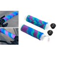 thumbnail image 4 of Gazechimp 22,2 mm Silicona Road Bike Grips Amortiguación Tapas de extremo de manillar Azul Sharpla Puños de manillar de bicicleta, 4 of 8
