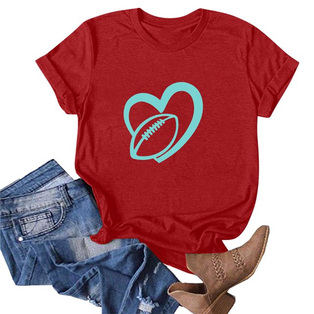 Blouse à Manches Courtes Imprimée Mode pour Femmes T-Shirt Col Rond Drôle