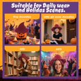 thumbnail image 4 of Women's Knitted Witch Hat, Wool Blend Pointed Spire Cap with Wide Brim, Fall Fashion Beanie for Everyday Wear, Halloween Cosplay & Masquerade (Red), 4 of 7