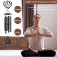 thumbnail image 4 of Memorial Sympathy Gifts, 36" Memorial Wind Chimes for Loss of Loved One, Cardinal Sympathy Wind Chimes, Bereavement Condolence Remembrance Gift for Loss of Mom Dad, 4 of 4