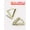 Sterling Silver, variant on ACHIEVE Triangle Huggies | Sterling Silver