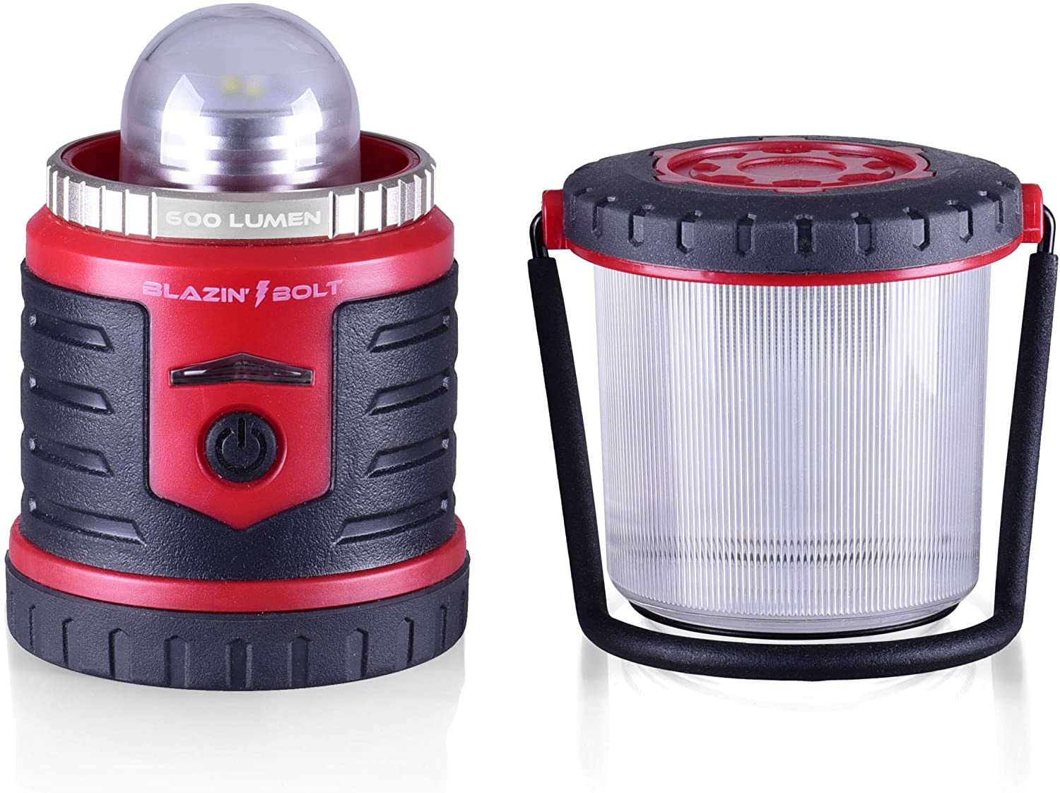 400 Hour Runtime 400 Lumen, Green Emergency Blazin Bison Brightest Rechargeable LED Lantern Hurricane Phone Charger Storm