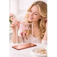 thumbnail image 4 of RubyLee Elegance Mirror Closet Jewelry Holders for Women Jewelry Organizers [Includes 8 Removable Hangers], Acrylic, 2 oz, Pink, 1 Count, 4 of 4