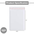 thumbnail image 4 of PSBM White Kraft Bubble Mailers #2 8.5" x 12" 4200 Pcs Waterproof Lightweight Padded Tamper proof for Office Shipping Use, 4 of 10
