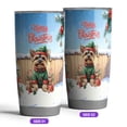 thumbnail image 2 of Merry Christmas Woofmas Xmas Noel Yorkshire Terrier Elf Candy Cane Snow 20oz Stainless Steel Tumbler Insulated Cup with Lid Yorkie Dog Lover Gifts - 13017, 2 of 5