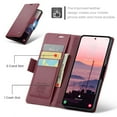 thumbnail image 3 of CaseMe Funda de Cuero para Samsung Galaxy S26 Ultra 5G con Bloqueo RFID, para Samsung Galaxy S26 Ultra 5G Funda para Mujer y Hombre, Tarjetero con Cierre Magnético, Funda Tipo Folio, Rojo Vino, 3 of 11