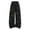 A1-Black, variant on CAUYDY Jeans for Girls Wide Leg Tween Baggy Denim Pants Elastic Waisted Cute Print Y2k Trousers with Pockets Sizes 9-10 Years