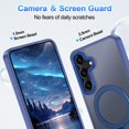thumbnail image 4 of Funda de teléfono para Samsung Galaxy S25 con soporte, color azul claro, 4 of 8