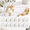 White,Golden-24, variant on 24 Set Large Gable Boxes With Handle Ribbon And Tag Red