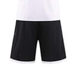 thumbnail image 6 of Zpanxa Kids Soccer Jersey 2 Piece Outfit Set Short Sleeve V-Neck Sport Shirt and Shorts Team Uniform Activewear Summer, 6 of 6