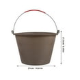 thumbnail image 2 of OULII Heavy Duty Bucket Plastic Sand Bucket for Household Use 1Pcs, 2 of 7