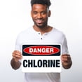 thumbnail image 2 of Danger Chlorine Sign, OSHA Danger Sign,, 2 of 5