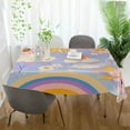 thumbnail image 3 of Yayeee Tablecloths 60" x 90" Rectangle Wrinkle Resistant Party Table Cover, Purple Clouds, 3 of 8