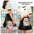 thumbnail image 6 of FORMRS Crossbody Bag for Women Quilted Travel Shoulder Cell Phone Purse with Chain Strap Handbag, White Mushroom, 6 of 7