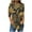 Black Plus Size Blouse for Women_h, variant on CYMMPU Summer Fashion Shirts Crew Neck Blouses for Women Dressy Casual Tunic Tops Spring Tops 3/4 Sleeve Loose Fit Floral Printed Empire Waist A Line T-Shirts Black XXXL