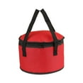 thumbnail image 3 of veasfak Sac Isotherme pour Aliments Sac de Restauration Réutilisable Pliable pour BBQ Magasinage Randonnée Rouge, 3 of 9