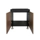 thumbnail image 3 of Mueble Gabinete para Baño De Lujo (Negro Mate/Nogal Neo) DECOMOBIL GABINETE DE ALMACENIMIENTO, 3 of 5
