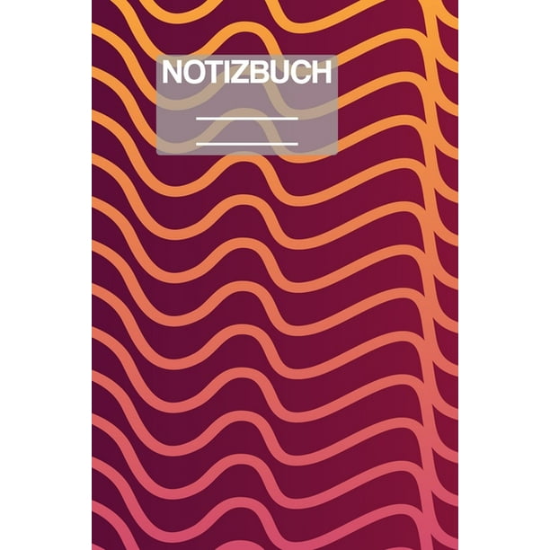 Notizbuch A5 Muster Zeichnung Wellen Rot Lila Abstrakt 111 Seiten Extra Kalender Einzigartig Liniert Linie Linien Geschenk Geschenkidee Paperback Walmart Com Walmart Com