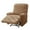 lightcoffee, variant on CHOK 2024 Stretch Recliner Covers For Recliner Chair With Pockets lazy Boy Chair Covers For Reclining Chair Recliner Stretch Sofa Slipcover For Living Room-Beige-1 Seater (4 pieces)