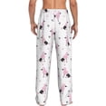 thumbnail image 3 of Xecao Cute Poodle Dog Men's Straight Lounge Pajama Pants: The Ultimate in Comfortable Sleepwear, 3 of 9