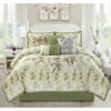 Chezmoi Collection Kama 7-Piece Luxury Bamboo Forest Embroidery Comforter Set