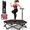 Red, variant on EAST MOUNT 42" Rebounder Trampoline for Adults, Foldable for Home Fitness