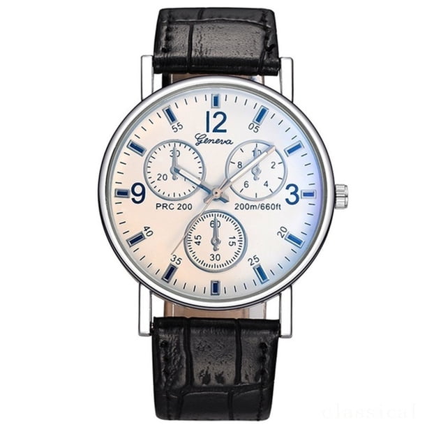 Reloj de cuarzo para hombre, relojes de moda para hombre, relojes de negocios negros para hombre, reloj de pulsera de cuarzo para hombre, reloj informal para hombre.