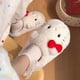 thumbnail image 4 of Zapatillas de felpa Sanrio de Hello Kitty para niñas, zapatos de felpa acolchados suaves para dormitorio, juguetes Kawaii, regalos de Navidad para estudiantes, Otoño e Invierno, 4 of 4