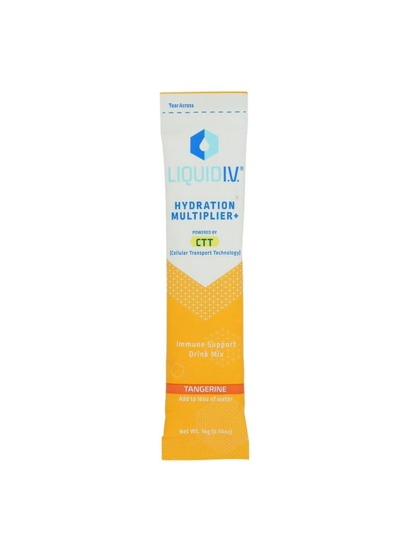 Liquid I.V. - Drink Mix Hydrating Immune Support Tangerine - Case of 8 - .56 OZ