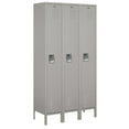thumbnail image 3 of Salsbury  Standard Metal Locker Single Tier - 3 Wide - 6 Feet High - 15 Inches Deep - Gray - Assembled, 3 of 4