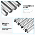 thumbnail image 3 of Uxcell 6Pcs Slotted Split Roll Pins 3/10 Inch(8mm) Dia. 2-2/5 Inch(60mm) Length Steel Spring Tension Expansion Dowels for Secure Fastening, Silver, 3 of 6