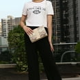 thumbnail image 6 of PU Leather Clutch Purse Evening Chain Shoulder Bag for Women, 6 of 8