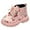 Pink, variant on Ccpelsie Toddler Boots Girls Ankle Toddler Girl Boot Kids Boots Warm Shoes Birthday Party(Black,6)
