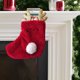 thumbnail image 1 of mfyjkho Medias navideñas, guantes, bolsas de regalo, adornos para el árbol, decoraciones navideñas, poliéster, rojo, juego de 6, 1 of 6