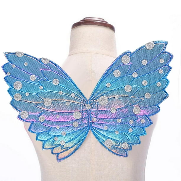 Conjunto de disfraces Foto Prop Niñas hadas y Varita de para fotografía Disfraz Fiesta de actuación de , Azul Soledad Ala de vestuario