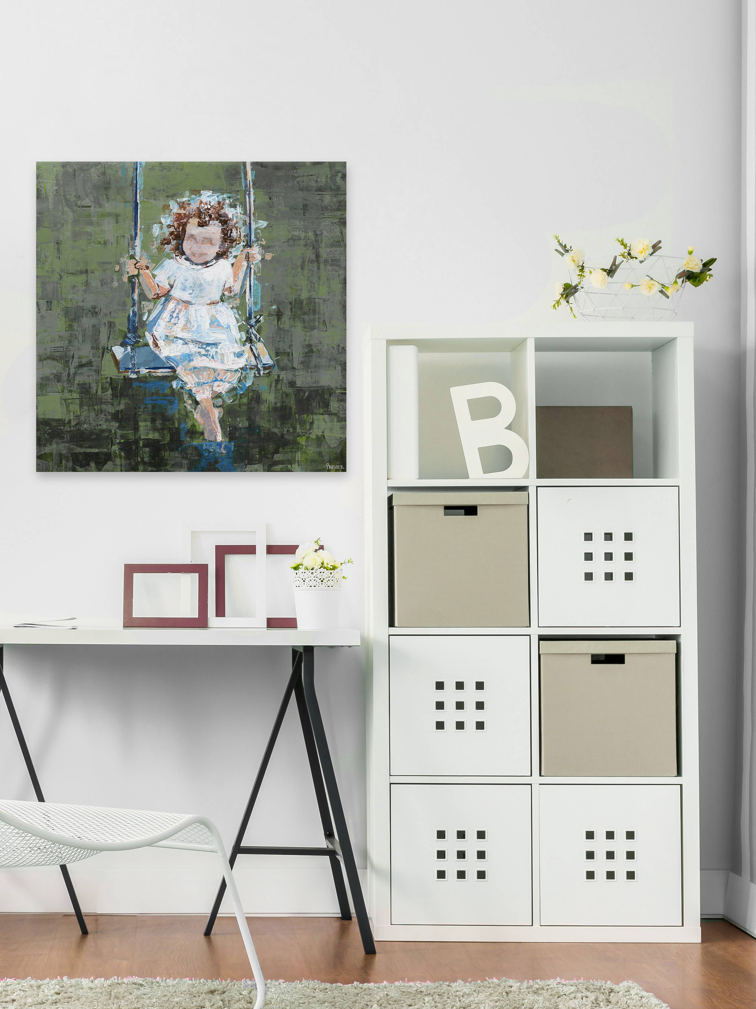 Parvez Taj Happy Swing Canvas Wall Art