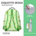 thumbnail image 4 of Avocado Lover Students Backpack Healthy Green Avocado Fruit School Bag with Avocado Pattern Design, Durable and Comfortable, 4 of 6
