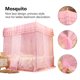 thumbnail image 4 of Mosquitera, Dosel De Cama De Poliéster Lavable A Máquina Estilo Princesa, Para Niños, Niñas Y Mujeres, 4 of 7