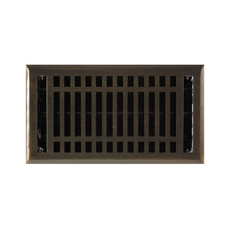 

Signature Hardware 909571-6-14 Contemporary Steel Floor Register - Brass