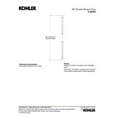 thumbnail image 4 of Kohler K-98359-CP 60 in. Réveiller Tuyau de Douche Lisse - Chrome Poli, 4 of 4