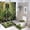 style-391, variant on Shower Curtain 4 Piece Set Green Bicycle with Shamrock Leaves Bathroom Sets with Curtain Rug Toilet Cover And U Shaped Mat Irish Style Bathroom Shower Curtains Sets for Bathtub Decor 72inch X 72inch